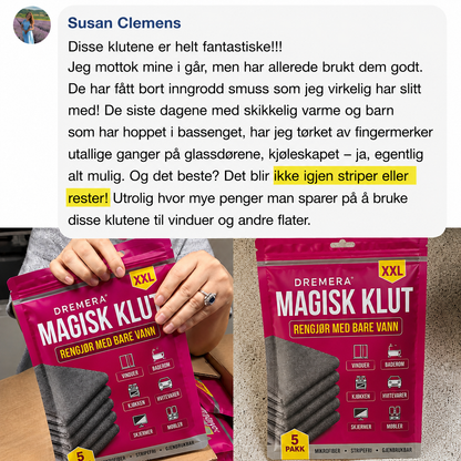 Dremera Magisk Klut – 5-pakning