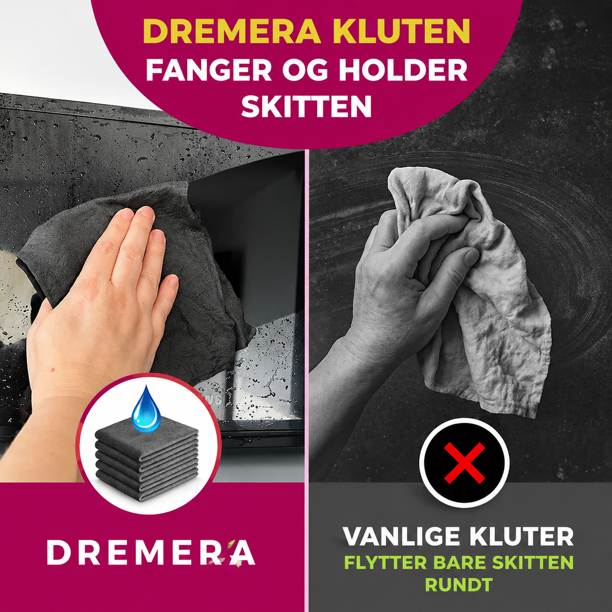 Dremera Magisk Klut – 5-pakning